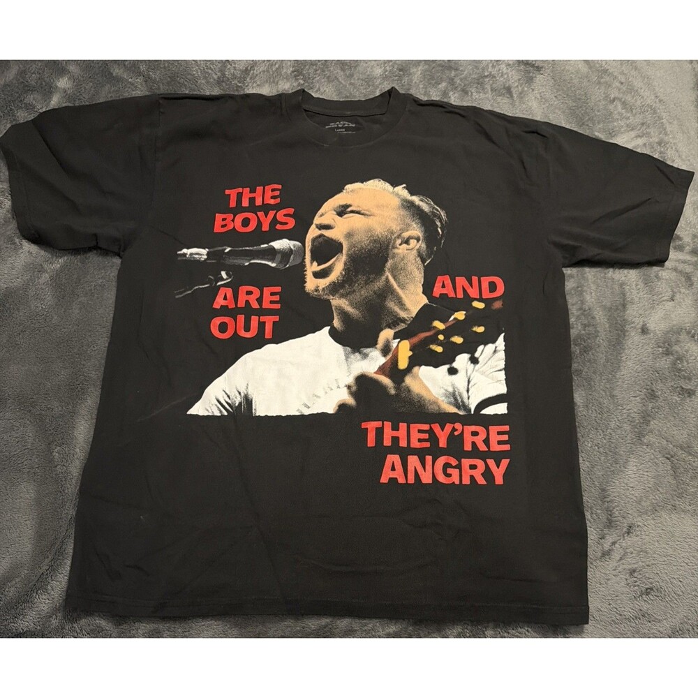 LARGE Zach Bryan The Boys Are Out And They’re Angry Country Music Tour Used
